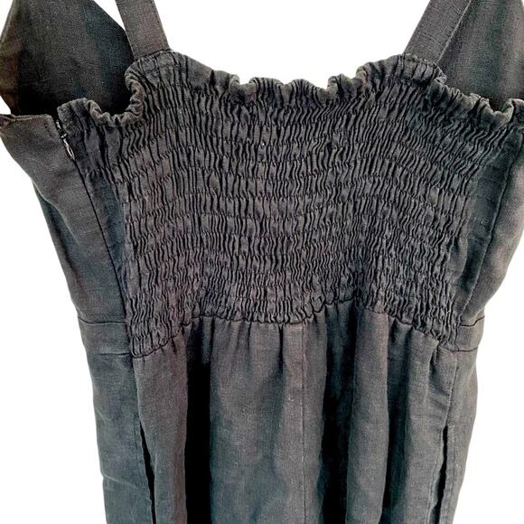 Faithfull The Brand's Scout Jumpsuit Linen Smocked Back Size XS - Picture 6 of 10